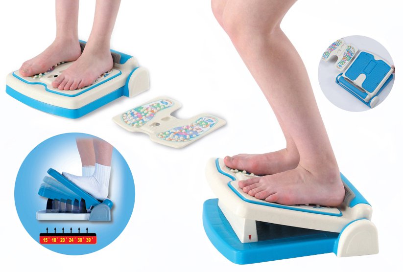 Carepeutic Acupressure Points Leg Stretch Board and Foot Rest