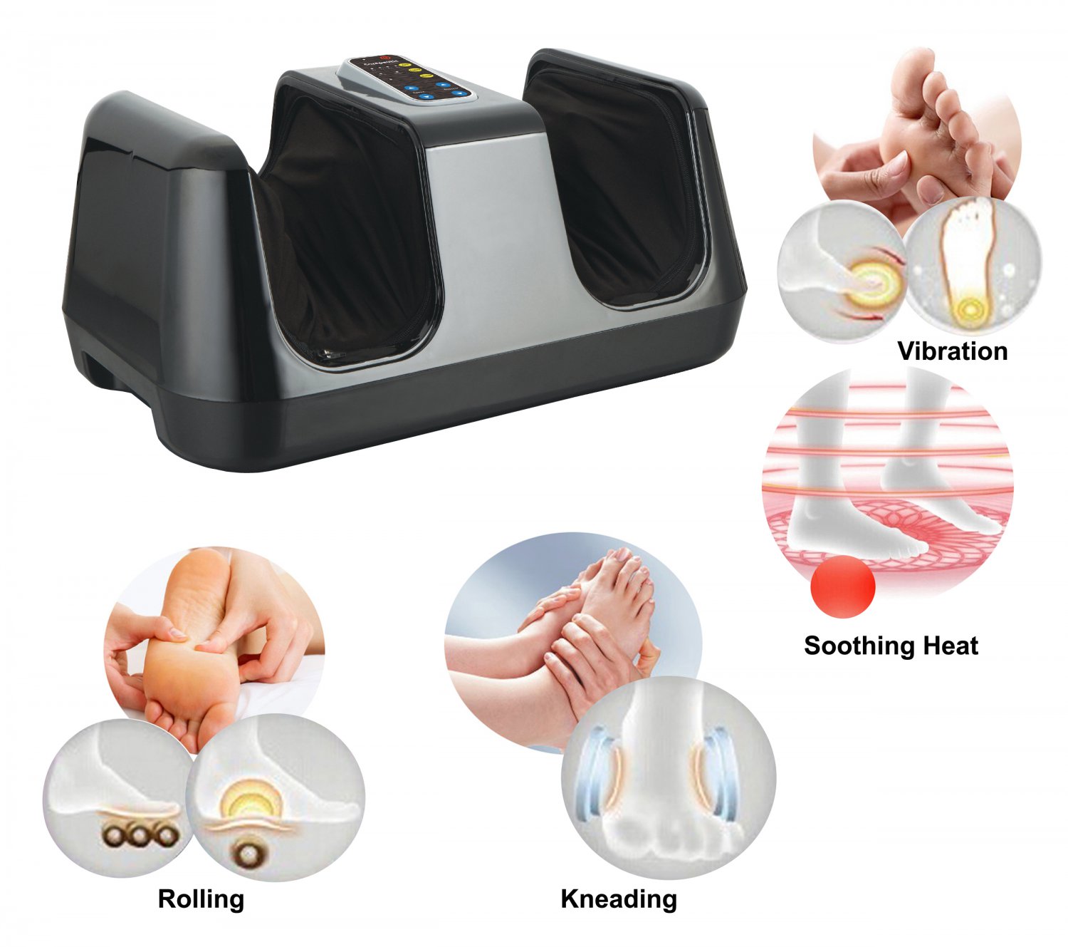 Carepeutic Lower Extremities Circulation Shiatsu Foot Massager with