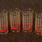 COCA COLA HOLIDAY Style  4 Glasses