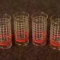 COCA COLA HOLIDAY Style  4 Glasses