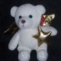NEW Gund Plush Angel Teddy Bear Angelface White & Gold