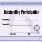Outstanding Participation Cerificate - #11385114