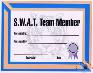 SWAT Team Certificate - #11385112