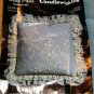 BLUE BIRDS CANDLEWICKING PILLOW KIT OLDE MILL-LACE EDGE