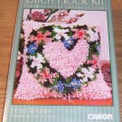 CARON HEART WREATH PILLOW KIT - PINK & PRETTY