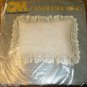 CANDLEWICKING FLORAL ETCHING PILLOW COL MIN LACY
