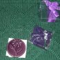 PURPLE INCENSE BURNERS WITH CONES & STICKS - PRETTY,NEW