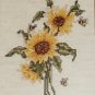 HEIRLOOM TREASURES SUNFLOWERS COUNTED X STITCH-NIP