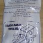 Woodcraft Kit for Train Bank-8 1/2" x 2" x 3" -Cute-NIP
