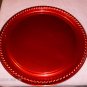 Shiny Red Plastic Serving Tray,Festive & Bright,Useful