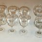 Set of 6 Small Stemmed Glasses Plus 3, HolidayTime,Nice