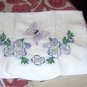 Pretty Butterfly & Flower Dresser Scarf-Hand-Embroidery