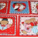 5 Bear Sweetheart Panels - Quilt,Wall Hanging, Picture3