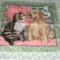 Kitten & Puppy Pillow Panel - Pals - Make Grt Pillow