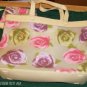 ROSES,ROSES,ROSES, PRETTY VINYL TOTEBAG SHOULDER STRAP