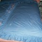 Dark Blue Ruffled, 1 Piece Curtain,Panels & Valance