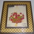 VINTAGE PRETTY PARAGON STRAWBERRY BASKET WITH FRAME