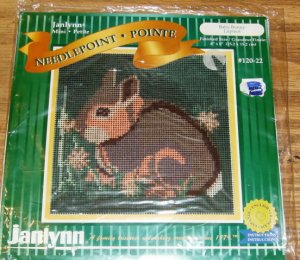 BABY BUNNY NEEDLEPOINT KIT FROM JANLYNN - CUTE