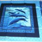 Blue Dolphin Panel, Makes A Really Nice Pillow