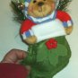 Fibre Optic Holiday Friends Bear in Stocking - NIB