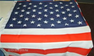 New United States Flag - Red White & Blue - 58 x 35 1/2