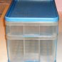 Storage Drawers Organize Shop or Home,Blue,Clear Drawer