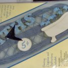 RATTAN BATHS PAINT KIT-BATHTUB, FLOWERS, BLUE