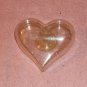 Clear Plastic Heart Vase,Suctions Cup,Holds Flowers