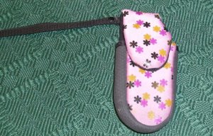Raspberry Colored Daisy Pinwheels Cell Phone Cover