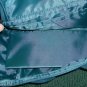 Green Velour Makeup Bag with Pockets, New, Very Pretty