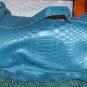 Green Velour Makeup Bag with Pockets, New, Very Pretty