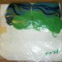 BLUE AND GREEN SWIRLS PILLOW KIT FROM BRANCRAFT - EASY