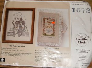 GOD IS LOVE BIBLE COVER CREATIVE CIRCLE NEW LACE EDGED