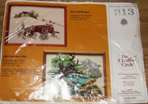 OLD WAGON PICTURE CREATIVE CIRCLE 1983 - VERY PRETTY
