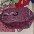 STYLISH BURGUNDY MAKEUP BAG, NEW