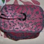 STYLISH BURGUNDY MAKEUP BAG, NEW