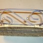 2 Round Oval Metal Wire Baskets, Purple Wire & Pearls