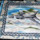 2 Aircraft Pillow Panels, Make a Neat Pillow-B4 & Gray