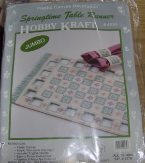 SPRINGTIME TABLE RUNNER FROM HOBBY CRAFT - VERY PRETTY
