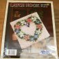 NYC HEART WREATH PILLOW KIT -FLORAL DESIGN