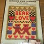 BEAR LOVE DESIGNER WALL HANGING,NICOLE CREATIONS, NEW