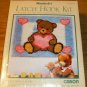 TEDDY WITH A HEART FROM CARON-SWEET PILLOW/WALL HANGING