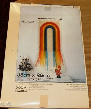 SPECTRUM RAINBOW WALL HANGING WITH FRINGE FROM MAXMINI