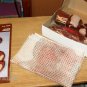 TEDDY BEAR KIT FROM SULTANA, ADORABLE, RED BOW, CUTE