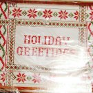 HOLIDAY GREETINGS COUNTED XSTITCH PICTURE-CREATIVE CIRC