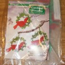 CARDINAL WREATH ORNAMENTS CHRISTMAS TRIMMING  NC SHOP