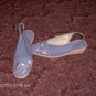 BEACON IMPRESSIONS BLUE EMBROIDERED SANDAL, NIB