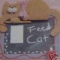 B H & G CAT CHALKBOARD KIT - CUTE CALICO CAT-NIP