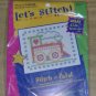 LITTLE TRAIN ENGINE BEGINNERS XSTITCH KIT - CUTE