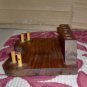 NICE HANDMADE WOOD PENCIL HOLDER